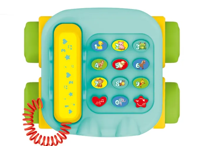 Telefon med lyd og lys