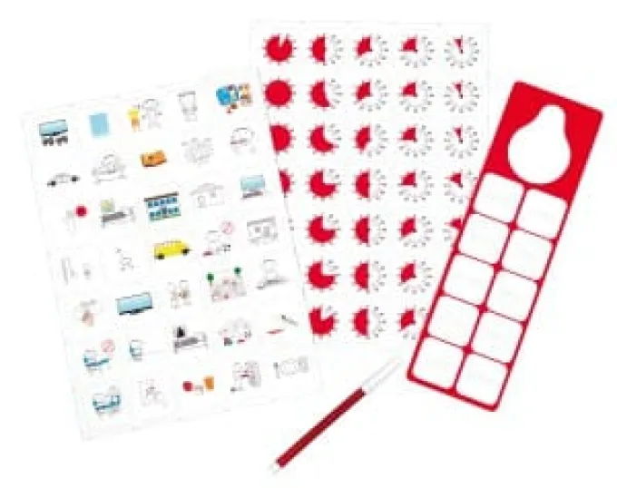 Time Timer - Magnetiske piktogrammer, Startsett