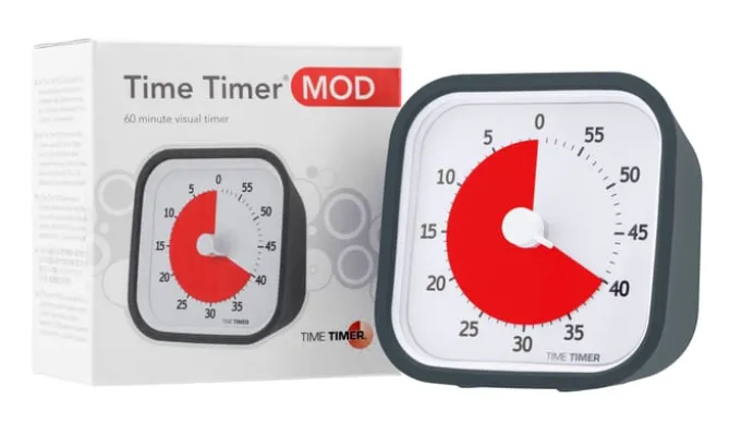Time Timer MOD Mørkegrå - 1 time
