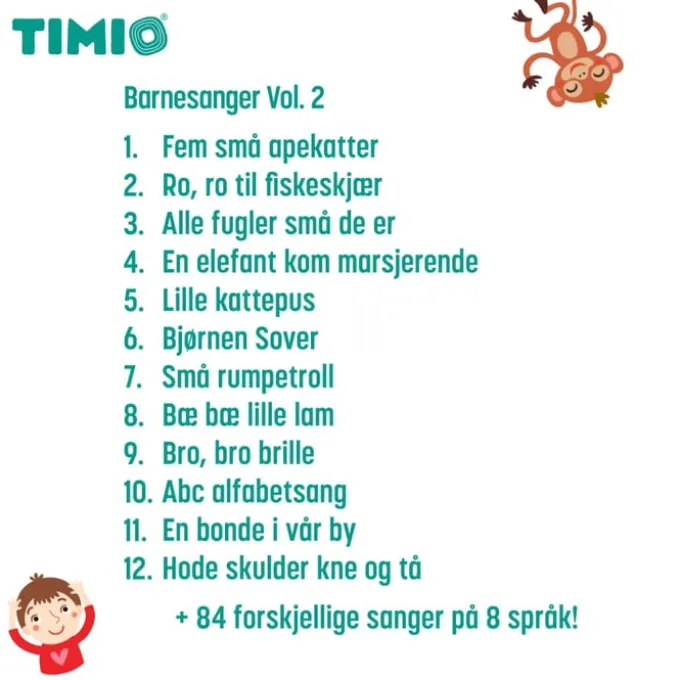 TIMIO tilbehør - Disc sett 2