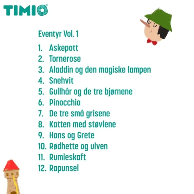 TIMIO tilbehør - Disc sett 3