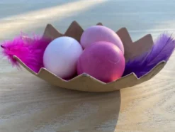 To-delte egg i kartong, 4 stk