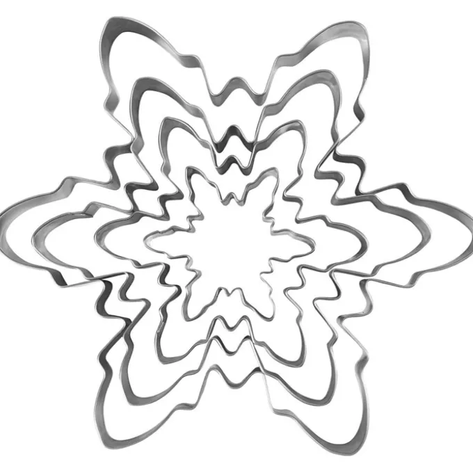 Utstikksformer - Snøflak, 4 stk.