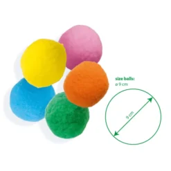 Vannbombeballer Ø9 cm - 5 stk.