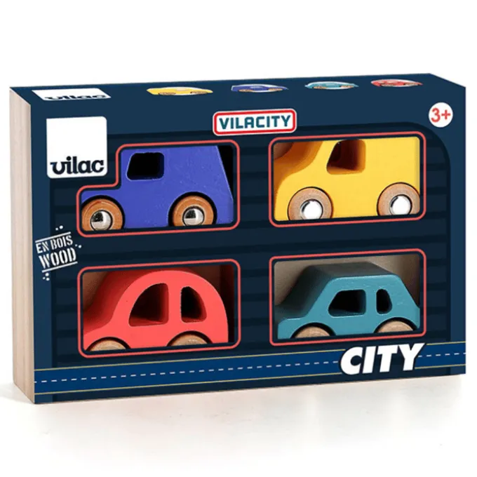 Vilacity - Bybiler, 4 stk.